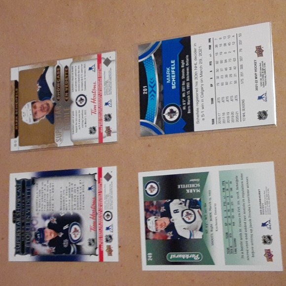 Mark Scheifele Winnipeg Jets NHL Hockey Cards & Sticker x 12 - Picture 13 of 16